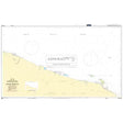 Product image of Admiralty Chart PNG389 | Kairiru Island to Vanimo Harbour, featuring navigational markings, depth soundings, and coastal features, essential for safe marine navigation. It could be displayed as an art piece or used for navigation on a boat or ship.