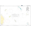 Product image of Admiralty Chart PNG398 | Tulun Islands to Tanga Islands, featuring navigational markings, depth soundings, and coastal features, essential for safe marine navigation. It could be displayed as an art piece or used for navigation on a boat or ship.