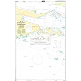 Product image of Admiralty Chart PNG508 | Brumer Islands to Goschen Strait, featuring navigational markings, depth soundings, and coastal features, essential for safe marine navigation. It could be displayed as an art piece or used for navigation on a boat or ship.