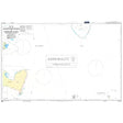 Product image of Admiralty Chart PNG513 | Bonvouloir Islands to Normanby Island including Egum Atoll, featuring navigational markings, depth soundings, and coastal features, essential for safe marine navigation. It could be displayed as an art piece or used for navigation on a boat or ship.