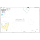 Product image of Admiralty Chart PNG513 | Bonvouloir Islands to Normanby Island including Egum Atoll, featuring navigational markings, depth soundings, and coastal features, essential for safe marine navigation. It could be displayed as an art piece or used for navigation on a boat or ship.