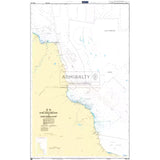 Product image of Admiralty Chart PNG521 | Dyke Ackland Bay To Cape Ward Hunt, featuring navigational markings, depth soundings, and coastal features, essential for safe marine navigation. It could be displayed as an art piece or used for navigation on a boat or ship.