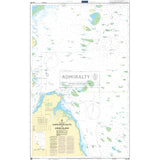 Admiralty Chart AUS839: Cairncross Islets to Arden Island displays water depths, hazards, and maritime markings, with Admiralty branding and detailed Standard Nautical Chart notes.