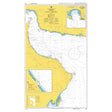 Product image of Admiralty Chart 2851 | Masirah to the Strait of Hormuz, featuring navigational markings, depth soundings, and coastal features, essential for safe marine navigation. It could be displayed as an art piece or used for navigation on a boat or ship.