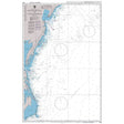 Product image of Admiralty Chart 2861 | Delaware Bay to Cape Hatteras, featuring navigational markings, depth soundings, and coastal features, essential for safe marine navigation. It could be displayed as an art piece or used for navigation on a boat or ship.