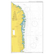 Product image of Admiralty Chart 2927 | Pemba to Mtwara, featuring navigational markings, depth soundings, and coastal features, essential for safe marine navigation. It could be displayed as an art piece or used for navigation on a boat or ship.