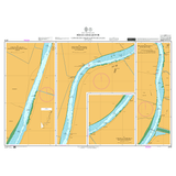 Product image of Admiralty Chart 2978 | Rio Guadalquivir Cano de San Carlos to Punta de la Lisa, featuring navigational markings, depth soundings, and coastal features, essential for safe marine navigation. It could be displayed as an art piece or used for navigation on a boat or ship.