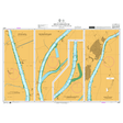 Product image of Admiralty Chart 2979 | Rio Guadalquivir Punta de la Lisa to Coria del Rio, featuring navigational markings, depth soundings, and coastal features, essential for safe marine navigation. It could be displayed as an art piece or used for navigation on a boat or ship.