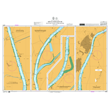 Product image of Admiralty Chart 2979 | Rio Guadalquivir Punta de la Lisa to Coria del Rio, featuring navigational markings, depth soundings, and coastal features, essential for safe marine navigation. It could be displayed as an art piece or used for navigation on a boat or ship.