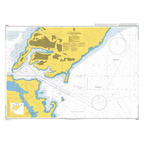 Product image of Admiralty Chart 3044 | Vladivostok, featuring navigational markings, depth soundings, and coastal features, essential for safe marine navigation. It could be displayed as an art piece or used for navigation on a boat or ship.