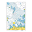 Product image of Admiralty Chart 3179 | Jazirat Das to Ar Ruways, featuring navigational markings, depth soundings, and coastal features, essential for safe marine navigation. It could be displayed as an art piece or used for navigation on a boat or ship.