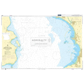 The Admiralty Chart 2220: Firth of Clyde Pladda to Inchmarnock Southern Sheet by Admiralty illustrates the coastline, depth contours, navigational hazards, and markers essential for navigation around islands and the mainland with precise coordinates crucial for commercial shipping routes.