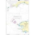 The Admiralty Chart 2655: English Channel Western Entrance by Admiralty shows coastal outlines, depth contours, navigational hazards, and marine details. It highlights areas of interest and ports for deep-sea navigation on key commercial shipping routes.