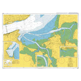 Product image of Admiralty Chart 3222 | Lisboa Alcantara to Canal do Montijo, featuring navigational markings, depth soundings, and coastal features, essential for safe marine navigation. It could be displayed as an art piece or used for navigation on a boat or ship.