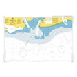 Product image of Admiralty Chart 3286 | Approaches to Bonny River, featuring navigational markings, depth soundings, and coastal features, essential for safe marine navigation. It could be displayed as an art piece or used for navigation on a boat or ship.