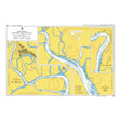 Product image of Admiralty Chart 3288 | Bonny River Ford Point to Port Harcourt, featuring navigational markings, depth soundings, and coastal features, essential for safe marine navigation. It could be displayed as an art piece or used for navigation on a boat or ship.