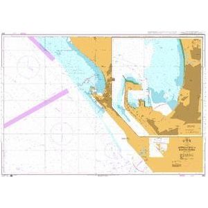 Product image of Admiralty Chart 3290 | Pointe-Noire and Approaches, featuring navigational markings, depth soundings, and coastal features, essential for safe marine navigation. It could be displayed as an art piece or used for navigation on a boat or ship.