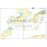 Product image of Admiralty Chart 3296 | Harbours and Passages in Timor, featuring navigational markings, depth soundings, and coastal features, essential for safe marine navigation. It could be displayed as an art piece or used for navigation on a boat or ship.