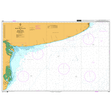 Product image of Admiralty Chart 3329 | Mar Del Plata to Segunda Barranca, featuring navigational markings, depth soundings, and coastal features, essential for safe marine navigation. It could be displayed as an art piece or used for navigation on a boat or ship.