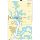 Product image of Admiralty Chart 3364 | Zhanjiang Gang Northern Part, featuring navigational markings, depth soundings, and coastal features, essential for safe marine navigation. It could be displayed as an art piece or used for navigation on a boat or ship.
