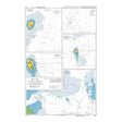 Product image of Admiralty Chart 3413 | Oil and Gas Terminals in Qatar and the United Arab Emirates, featuring navigational markings, depth soundings, and coastal features, essential for safe marine navigation. It could be displayed as an art piece or used for navigation on a boat or ship.