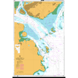 Product image of Admiralty Chart 3449 | Approaches to Xiamen Gang, featuring navigational markings, depth soundings, and coastal features, essential for safe marine navigation. It could be displayed as an art piece or used for navigation on a boat or ship.