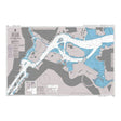 Product image of Admiralty Chart 3451 | New York East River Tallman Island to Queensboro Bridge, featuring navigational markings, depth soundings, and coastal features, essential for safe marine navigation. It could be displayed as an art piece or used for navigation on a boat or ship.