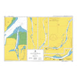 Product image of Admiralty Chart 3476 | Sungai Palembang, featuring navigational markings, depth soundings, and coastal features, essential for safe marine navigation. It could be displayed as an art piece or used for navigation on a boat or ship.