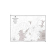 Product image of Admiralty Chart 3560 | Gerlache Strait Northern Part, featuring navigational markings, depth soundings, and coastal features, essential for safe marine navigation. It could be displayed as an art piece or used for navigation on a boat or ship.