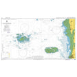 Product image of Admiralty Chart 3656 | Plateau des Minquiers and Adjacent Coast of France, featuring navigational markings, depth soundings, and coastal features, essential for safe marine navigation. It could be displayed as an art piece or used for navigation on a boat or ship.