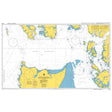 Product image of Admiralty Chart 3754 | Dixon Entrance, featuring navigational markings, depth soundings, and coastal features, essential for safe marine navigation. It could be displayed as an art piece or used for navigation on a boat or ship.