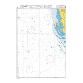 Product image of Admiralty Chart 3757 | Gosong Aling to Pulau Pesemut, featuring navigational markings, depth soundings, and coastal features, essential for safe marine navigation. It could be displayed as an art piece or used for navigation on a boat or ship.