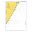 Product image of Admiralty Chart 3795 | Port Shepstone to Cooper Light, featuring navigational markings, depth soundings, and coastal features, essential for safe marine navigation. It could be displayed as an art piece or used for navigation on a boat or ship.