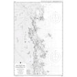 Product image of Admiralty Chart 3874 | Quy Nhon to Baie De Xuan Day, featuring navigational markings, depth soundings, and coastal features, essential for safe marine navigation. It could be displayed as an art piece or used for navigation on a boat or ship.