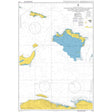 Product image of Admiralty Chart 3907 | Passages Between Mayaguana Island & Turks & Caicos Is inc Northern Apps to Haiti & Dominican Rep, featuring navigational markings, depth soundings, and coastal features, essential for safe marine navigation. It could be displayed as an art piece or used for navigation on a boat or ship.