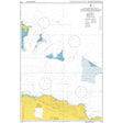 Product image of Admiralty Chart 3908 | Passages Between Turks and Caicos Islands and Dominican Republic, featuring navigational markings, depth soundings, and coastal features, essential for safe marine navigation. It could be displayed as an art piece or used for navigation on a boat or ship.