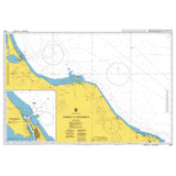 Product image of Admiralty Chart 3961 | Tumpat to Songkhla, featuring navigational markings, depth soundings, and coastal features, essential for safe marine navigation. It could be displayed as an art piece or used for navigation on a boat or ship.