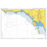 Product image of Admiralty Chart 3966 | Ko Chuang to Ko Kut, featuring navigational markings, depth soundings, and coastal features, essential for safe marine navigation. It could be displayed as an art piece or used for navigation on a boat or ship.