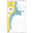 Product image of Admiralty Chart 3973 | Ponta Corumbau to Rio Doce, featuring navigational markings, depth soundings, and coastal features, essential for safe marine navigation. It could be displayed as an art piece or used for navigation on a boat or ship.