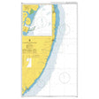 Product image of Admiralty Chart 3978 | Cabedelo to Maceio, featuring navigational markings, depth soundings, and coastal features, essential for safe marine navigation. It could be displayed as an art piece or used for navigation on a boat or ship.