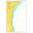 Product image of Admiralty Chart 3981 | Ilha de Bom Abrigo to Ilha do Arvoredo, featuring navigational markings, depth soundings, and coastal features, essential for safe marine navigation. It could be displayed as an art piece or used for navigation on a boat or ship.