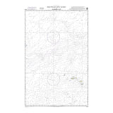 Product image of Admiralty Chart 4114 | Arquipelago dos Acores to Flemish Cap, featuring navigational markings, depth soundings, and coastal features, essential for safe marine navigation. It could be displayed as an art piece or used for navigation on a boat or ship.