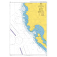 Product image of Admiralty Chart 4145 | Approaches to Saldanha Bay, featuring navigational markings, depth soundings, and coastal features, essential for safe marine navigation. It could be displayed as an art piece or used for navigation on a boat or ship.