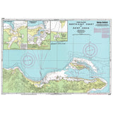 Imray Chart A234: Northeast Coast St Croix by Imray shows water depths, navigation aids, reefs, and harbors—perfect for Eastern Caribbean navigation. Includes insets of Salt River Bay, Christiansted Harbour, and Green Cay Marina.