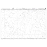Product image of Admiralty Chart 4205 | Agulhas Plateau to Discovery Seamounts, featuring navigational markings, depth soundings, and coastal features, essential for safe marine navigation. It could be displayed as an art piece or used for navigation on a boat or ship.