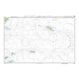 Product image of Admiralty Chart 4213 | Scotia Sea, featuring navigational markings, depth soundings, and coastal features, essential for safe marine navigation. It could be displayed as an art piece or used for navigation on a boat or ship.