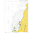 Product image of Admiralty Chart 4246 | Golfo de Arauco to Cabo Carranza, featuring navigational markings, depth soundings, and coastal features, essential for safe marine navigation. It could be displayed as an art piece or used for navigation on a boat or ship.