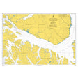 Product image of Admiralty Chart 4266 | Paso del Hambre to Paso Tortuoso, featuring navigational markings, depth soundings, and coastal features, essential for safe marine navigation. It could be displayed as an art piece or used for navigation on a boat or ship.