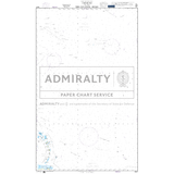 Product image of Admiralty Chart 4407 | Trinidad to the Mid-Atlantic Ridge, featuring navigational markings, depth soundings, and coastal features, essential for safe marine navigation. It could be displayed as an art piece or used for navigation on a boat or ship.