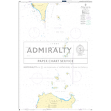 Product image of Admiralty Chart 4410 | Luzon Strait, featuring navigational markings, depth soundings, and coastal features, essential for safe marine navigation. It could be displayed as an art piece or used for navigation on a boat or ship.